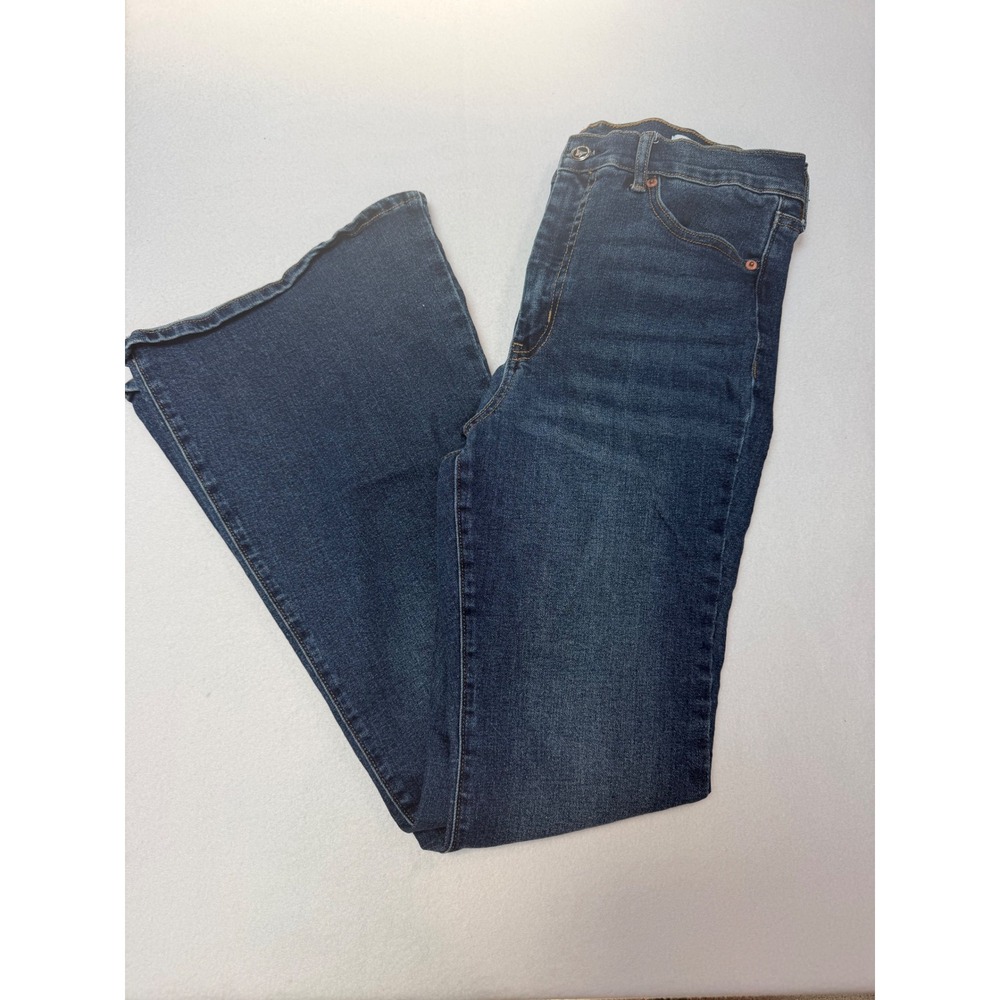 Universal Thread Womens High Rise Flare Jeans Dark Wash Blue Denim 12/31R